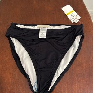 Michael Kors black bathing suit bottoms size M, NWT